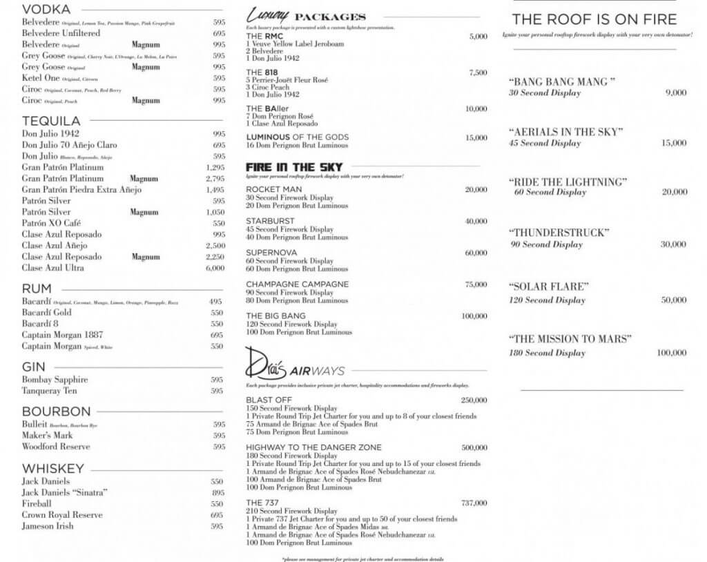 Encore Beach Club Menu The Best Beaches In World Encore Beach Club Drink Menu The Best Beaches In World
